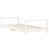Barnesengeramme hvit 90x190 cm heltre furu