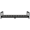 Barnesengeramme svart 90x190 cm heltre furu