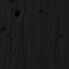Barnesengeramme svart 90x190 cm heltre furu