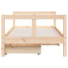 Barnesengeramme med skuffer 80x160 cm heltre furu