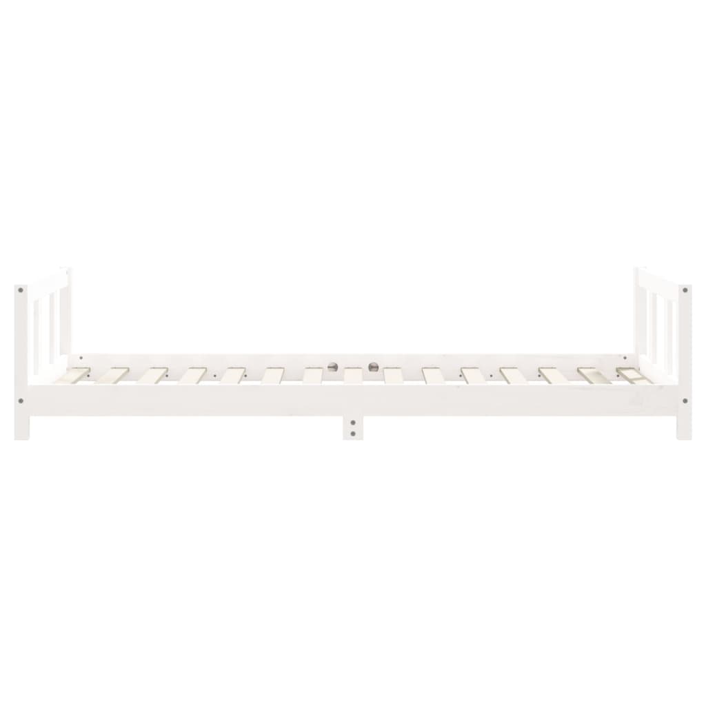 Barnesengeramme hvit 90x190 cm heltre furu