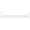 Barnesengeramme hvit 90x190 cm heltre furu