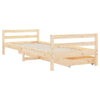 Barnesengeramme med skuffer 80x200 cm heltre furu