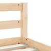 Barnesengeramme med skuffer 80x200 cm heltre furu