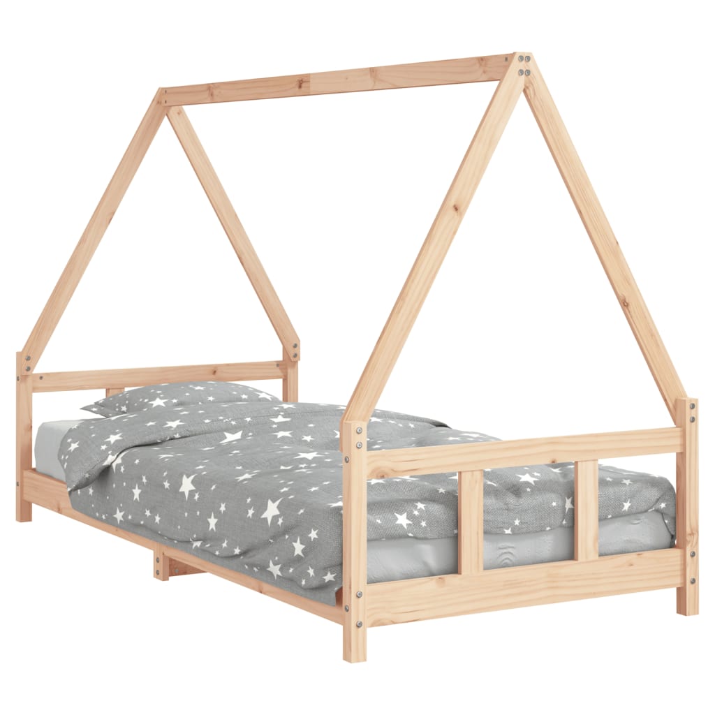 Barnesengeramme 90x200 cm heltre furu