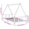 Barnesengeramme 90x200 cm heltre furu