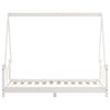 Barnesengeramme hvit 80x160 cm heltre furu