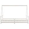 Barnesengeramme hvit 80x200 cm heltre furu