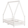 Barnesengeramme hvit 70x140 cm heltre furu