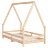 Barnesengeramme 80x160 cm heltre furu