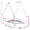 Barnesengeramme 80x160 cm heltre furu