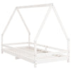 Barnesengeramme hvit 90x190 cm heltre furu