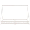 Barnesengeramme hvit 90x190 cm heltre furu