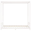 Barnesengeramme hvit 90x190 cm heltre furu