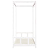 Barnesengeramme hvit 90x190 cm heltre furu