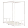 Barnesengeramme hvit 90x190 cm heltre furu