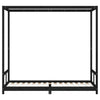 Barnesengeramme svart 80x200 cm heltre furu
