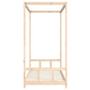 Barnesengeramme 90x200 cm heltre furu