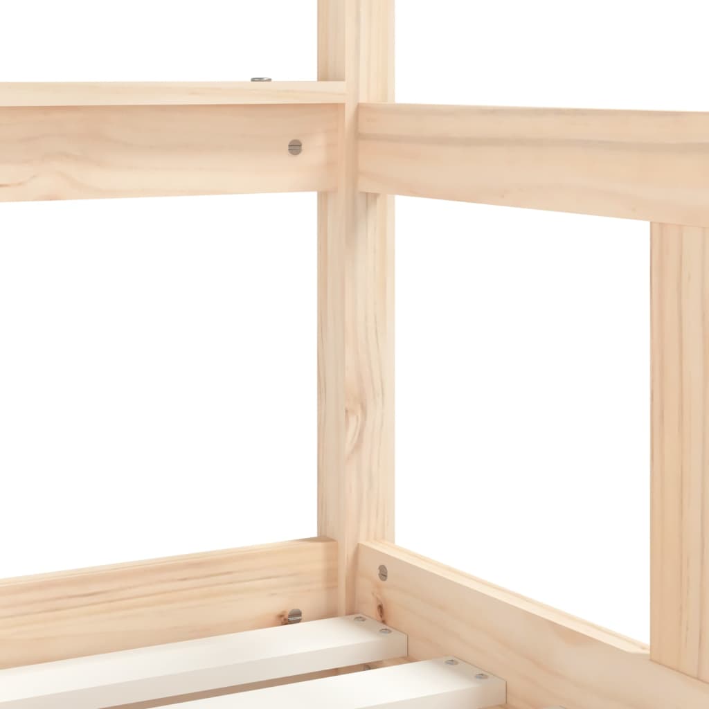 Barnesengeramme med skuffer 70x140 cm heltre furu