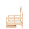 Barnesengeramme med skuffer 80x160 cm heltre furu