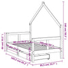 Barnesengeramme med skuffer 80x160 cm heltre furu