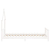 Barnesengeramme hvit 90x190 cm heltre furu