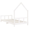 Barnesengeramme hvit 90x190 cm heltre furu
