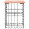 Hagebenk gabiondesign 33x31x42 cm heltre douglasgran