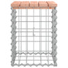 Hagebenk gabiondesign 33x31x42 cm heltre douglasgran