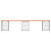 Hagebenk gabiondesign 203x31x42 cm heltre douglasgran