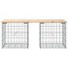 Hagebenk gabiondesign 103x44x42 cm heltre furu