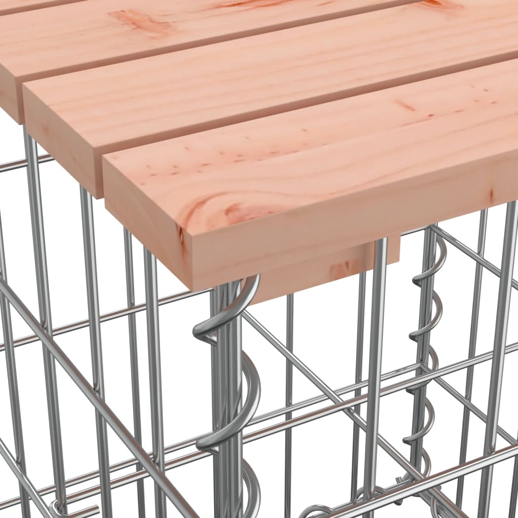 Hagebenk gabiondesign 103x44x42 cm heltre douglasgran vidaXL