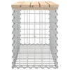 Hagebenk gabiondesign 83x31,5x42 cm heltre furu