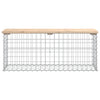 Hagebenk gabiondesign 103x31,5x42 cm heltre furu