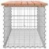 Hagebenk gabiondesign 103x44x42 cm heltre douglasgran
