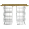 Hagebenk gabiondesign 100x70x72 cm impregnert furu