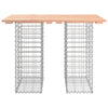 Hagebenk gabiondesign 100x70x72 cm heltre douglasgran