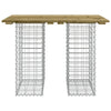 Hagebenk gabiondesign 100x70x72 cm impregnert furu