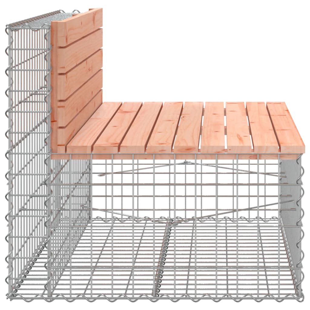 Hagebenk gabiondesign 103x70x65 cm heltre douglasgran