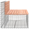 Hagebenk gabiondesign 103x70x65 cm heltre douglasgran
