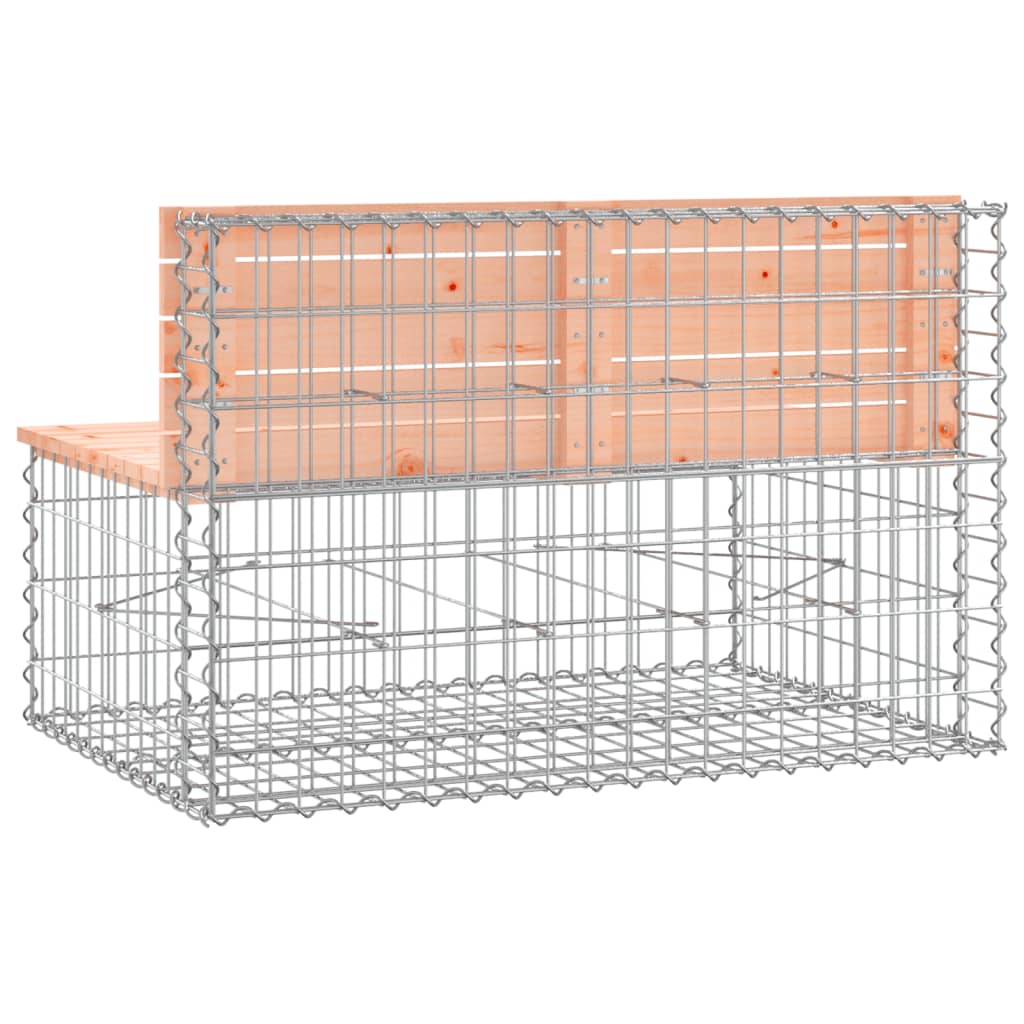 Hagebenk gabiondesign 103x70x65 cm heltre douglasgran