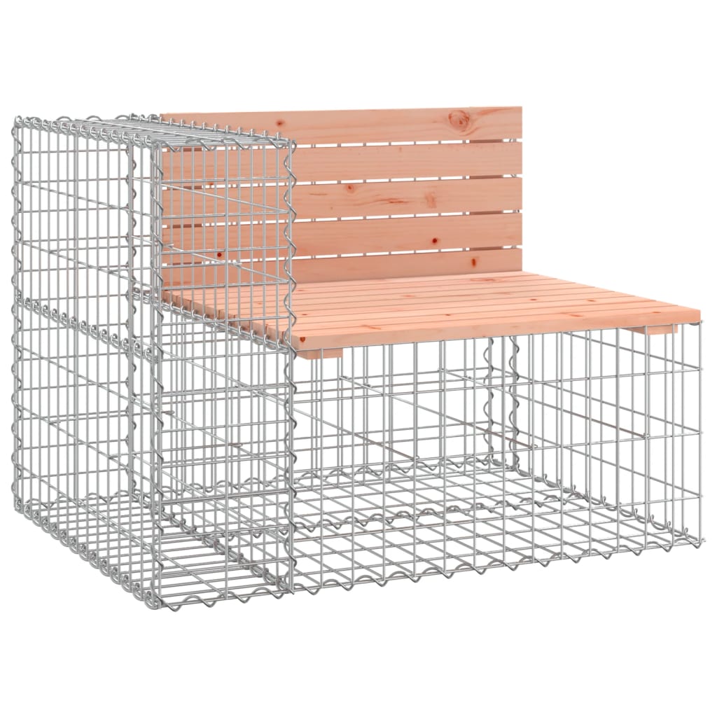 Hagebenk gabiondesign 92x71x65,5 cm heltre douglasgran vidaXL