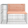 Hagebenk gabiondesign 92x71x65,5 cm heltre douglasgran