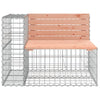 Hagebenk gabiondesign 184x71x65,5 cm heltre douglasgran