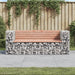 Hagebenk gabiondesign 184x71x65,5 cm heltre douglasgran vidaXL
