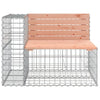 Hagebenk gabiondesign 287x71x65,5 cm heltre douglasgran