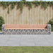Hagebenk gabiondesign 347x71x65,5 cm heltre douglasgran