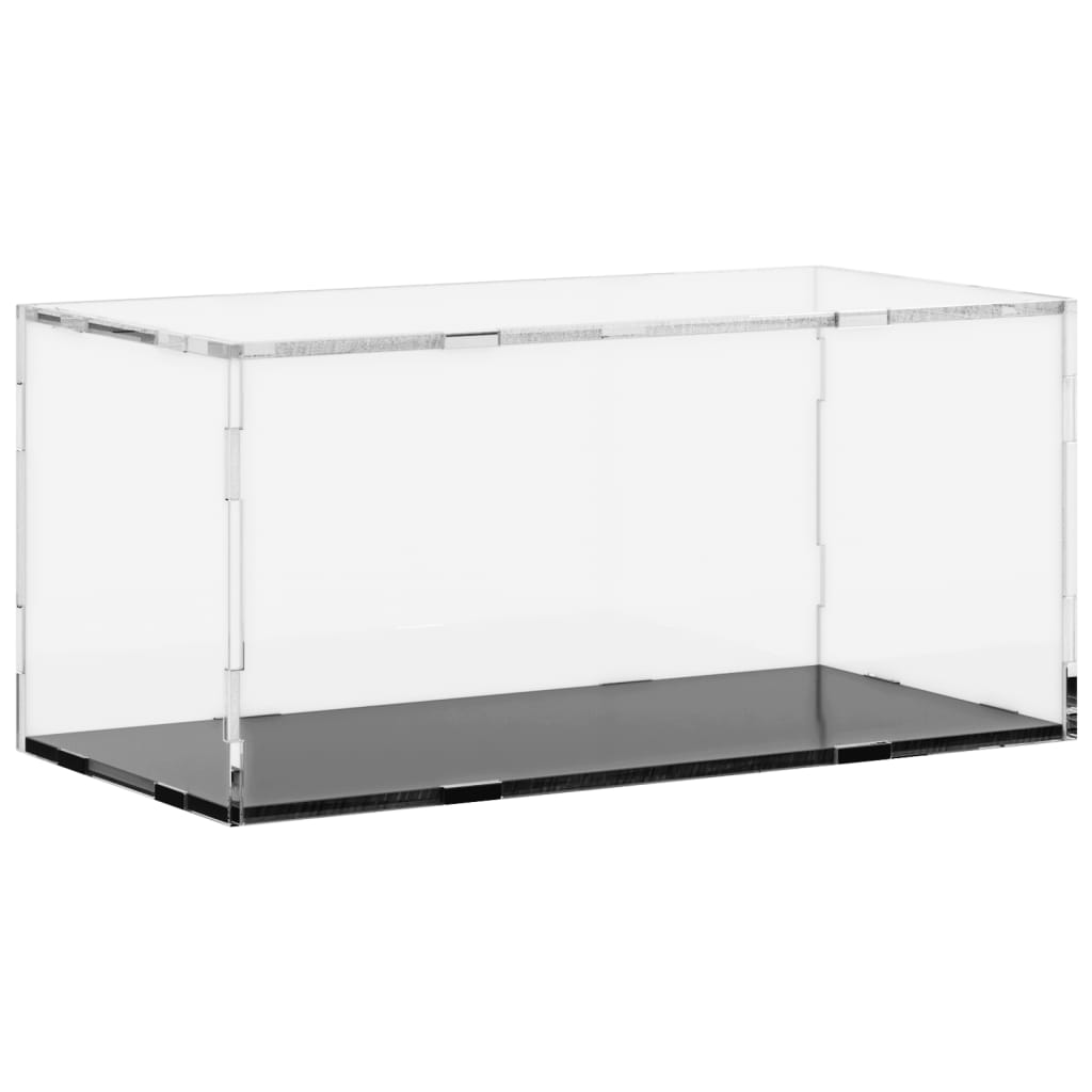Utstillingsboks gjennomsiktig 30x15x14 cm akryl