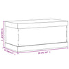 Visningsboks gjennomsiktig 24x12x11 cm akryl