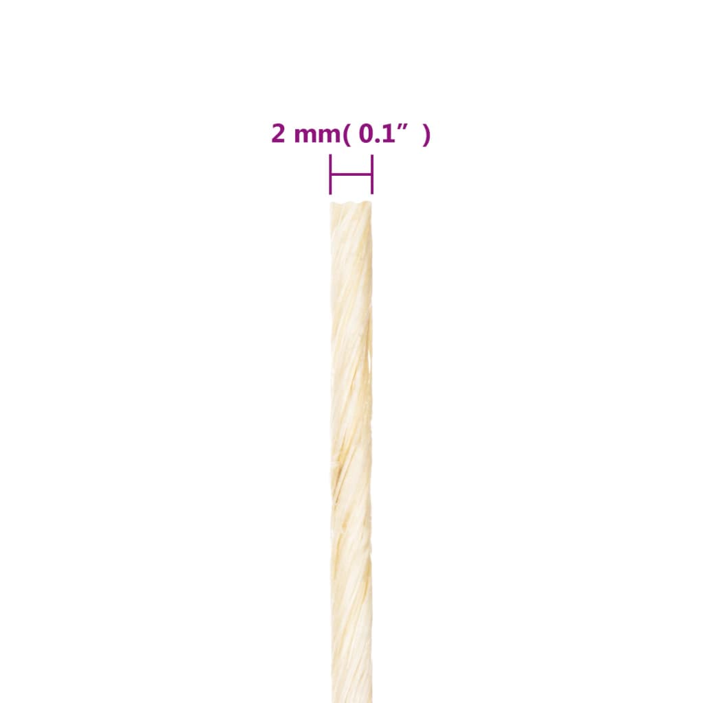 Tau 100% sisal 2 mm 300 m